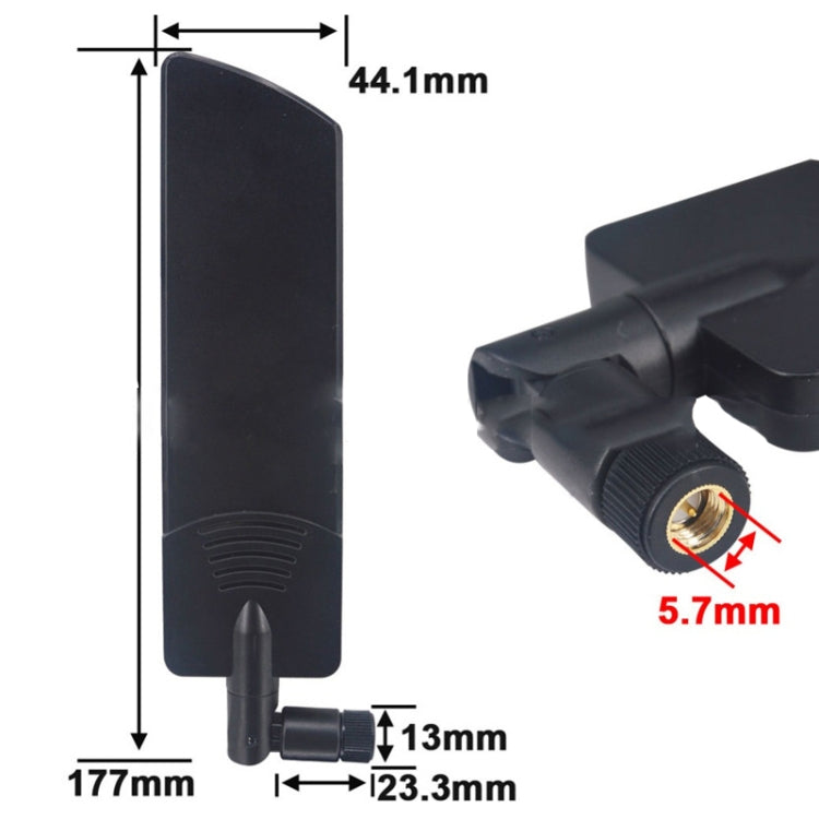 5G Full Netcom Black Plastic Sleeve Signal Strong High Gain Antenna - SMA/RP-SMA Antenna by buy2fix | Online Shopping UK | buy2fix