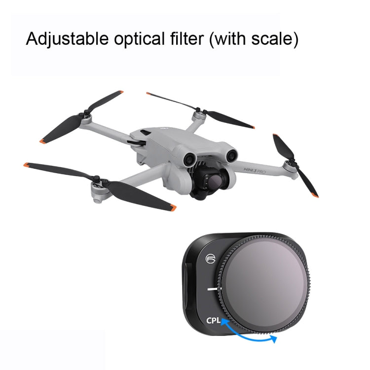 RCSTQ Aluminum Alloy Adjustable Filter Accessories for DJI Mini 3 Pro,Style: ND64 - Other by RCSTQ | Online Shopping UK | buy2fix