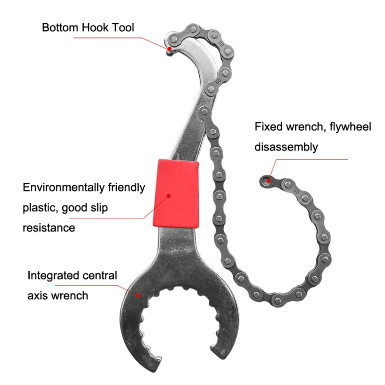 Bicycle Maintenance Tool Set Tool + Interceptor + 35 Grams + Mid -Axis Sleeve - Outdoor & Sports by buy2fix | Online Shopping UK | buy2fix