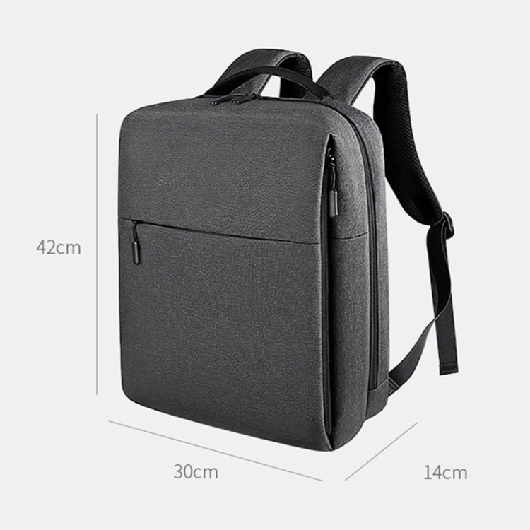 SJ08 Business Large Capacity Laptop Bag(Elegant Gray) - Backpack by buy2fix | Online Shopping UK | buy2fix