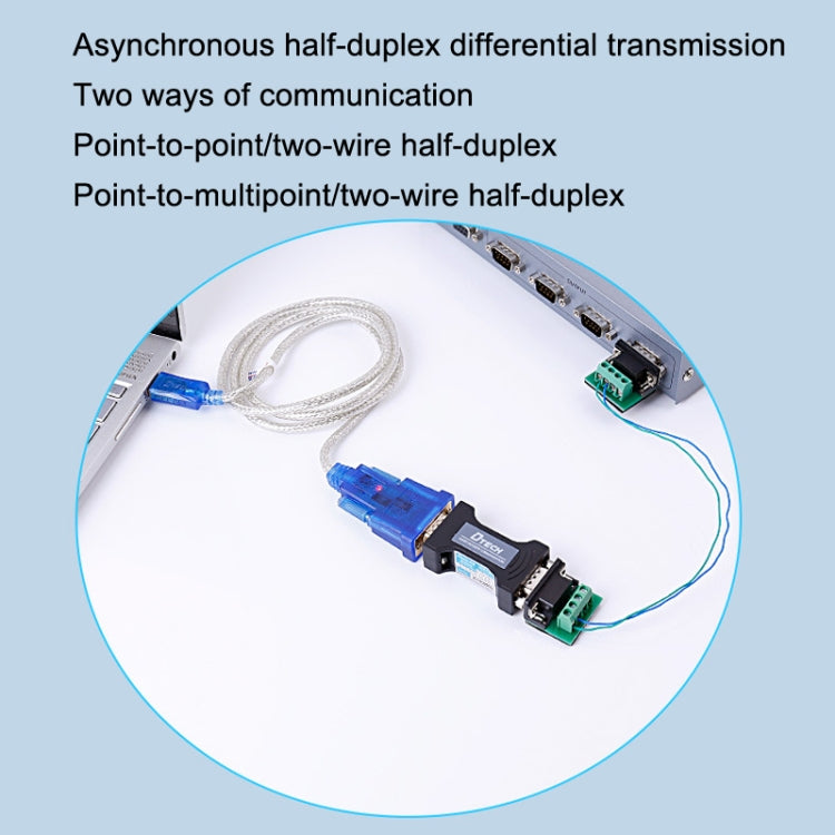 DTECH DT-9000 Passive Bidirectional RS232 To RS485 Serial Communication Protocol Module Converter - RS485 / RS232 Series by DTECH | Online Shopping UK | buy2fix