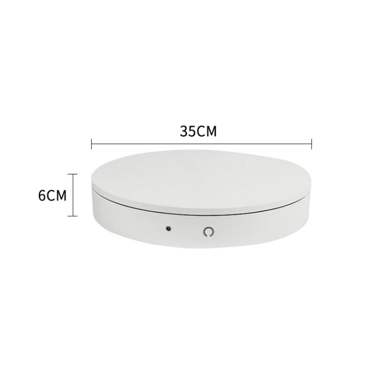 Electric Rotating Display Stand Electric Turntable, Specifications: Chinese Plug(White) - Camera Accessories by buy2fix | Online Shopping UK | buy2fix