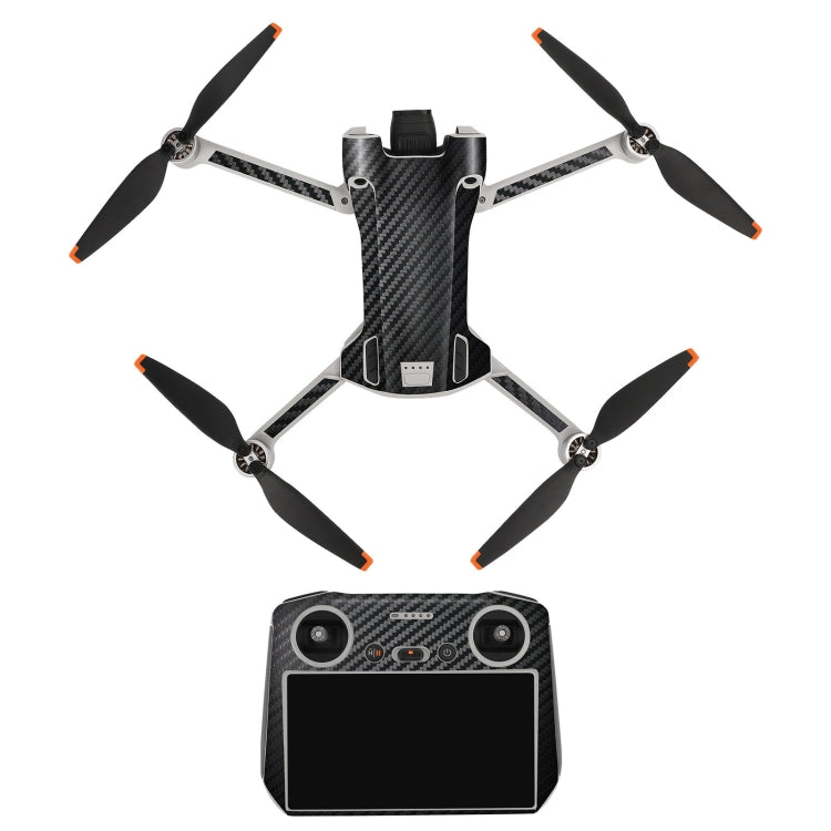 Sunnylife Drone+Remote Control Protective Sticker For DJI Mini 3 Pro RC Version(Carbon Black) - Other by Sunnylife | Online Shopping UK | buy2fix