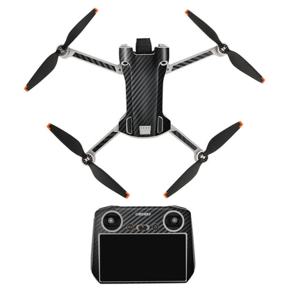 Sunnylife Drone+Remote Control Protective Sticker For DJI Mini 3 Pro RC Version(Carbon Black) - Other by Sunnylife | Online Shopping UK | buy2fix