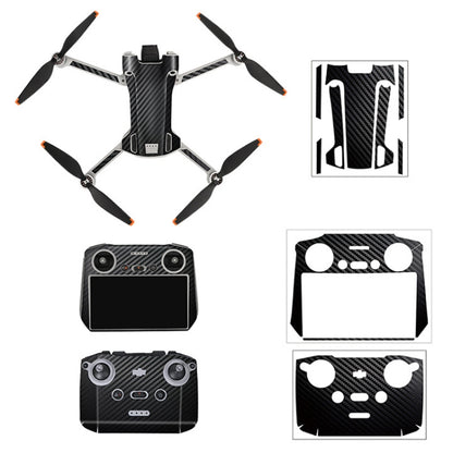 Sunnylife Drone+Remote Control Protective Sticker For DJI Mini 3 Pro RC Version(Carbon Black) - Other by Sunnylife | Online Shopping UK | buy2fix