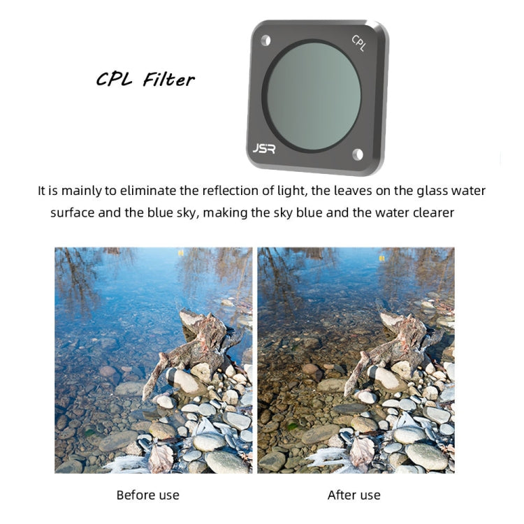 JUNESTAR Action Camera Filters For DJI Action 2,Style: Night - Lens Filter by JUNESTAR | Online Shopping UK | buy2fix