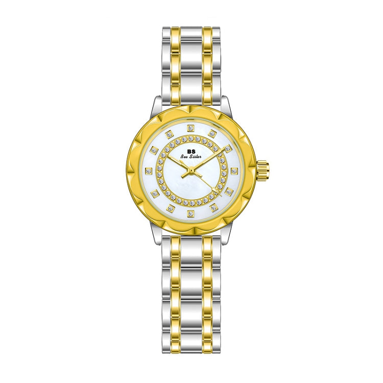 BS Bee Sister  FA1506 Lace Ladies Watch Elegant Watch(Golden) - Alloy Watches by BS Bee Sister | Online Shopping UK | buy2fix