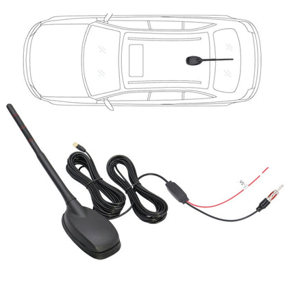 GPS+FM/AM+DAB Car Radio Amplified Antenna - In Car by buy2fix | Online Shopping UK | buy2fix