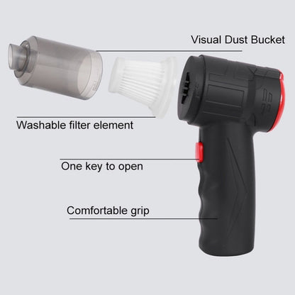 Car Wireless Blowing And Suction Dual-purpose Vacuum Cleaner Charging Model 13000pa - In Car by buy2fix | Online Shopping UK | buy2fix