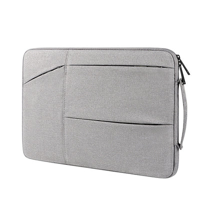 ST02 Large-capacity Waterproof Shock-absorbing Laptop Handbag, Size: 15.6 inches(Grey) - 15.6 - 17 inch by buy2fix | Online Shopping UK | buy2fix