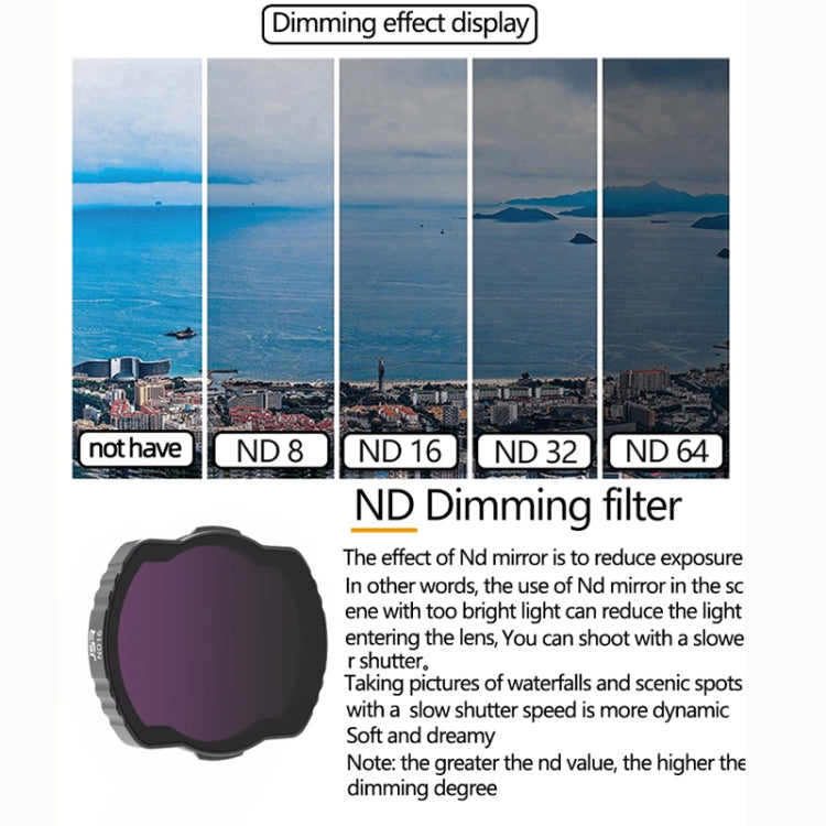 JSR  Adjustable Filter For DJI Avata,Style:  ND8PL - Lens Filter by JSR | Online Shopping UK | buy2fix