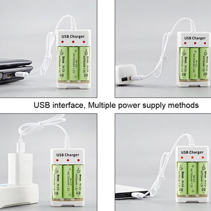 4 PCS BMAX B-03 3 Slot NiMH Battery Charger AA/AAA Battery USB Charger(Boxed) - Consumer Electronics by BMAX | Online Shopping UK | buy2fix