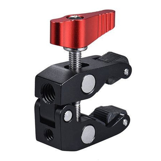 JMSUZ 124124 SLR Camera Rail Adjustable Clamp Crab Clamp (Red) - Camera Accessories by JMSUZ | Online Shopping UK | buy2fix