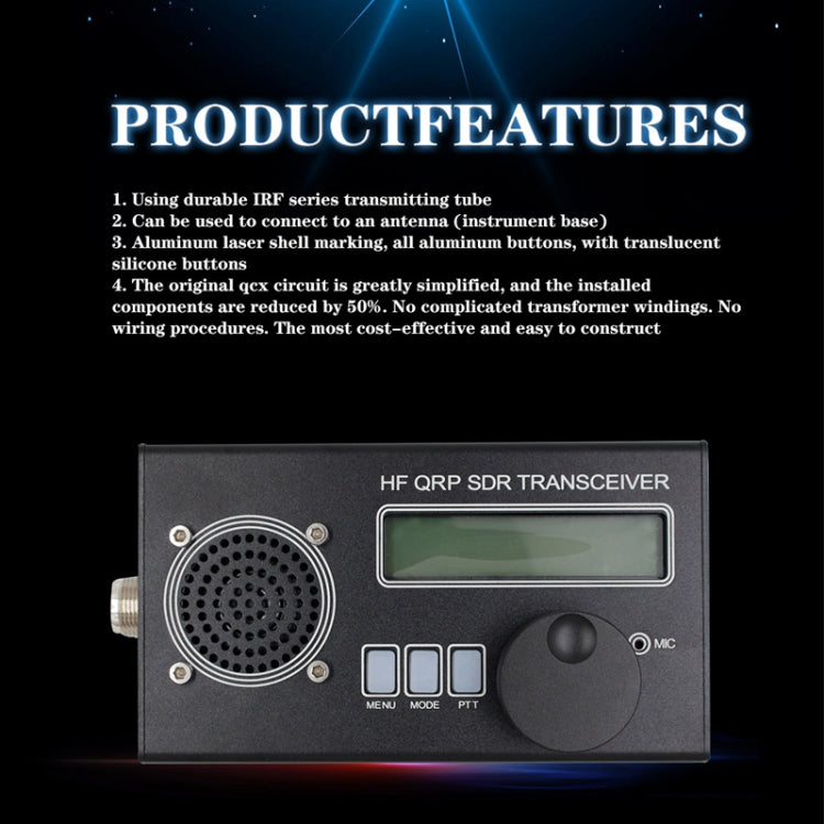 Mini 8 Band SSB/CW QRP Transceiver For Ham Radio, Style: Host + Hand Mi  + US - Consumer Electronics by buy2fix | Online Shopping UK | buy2fix