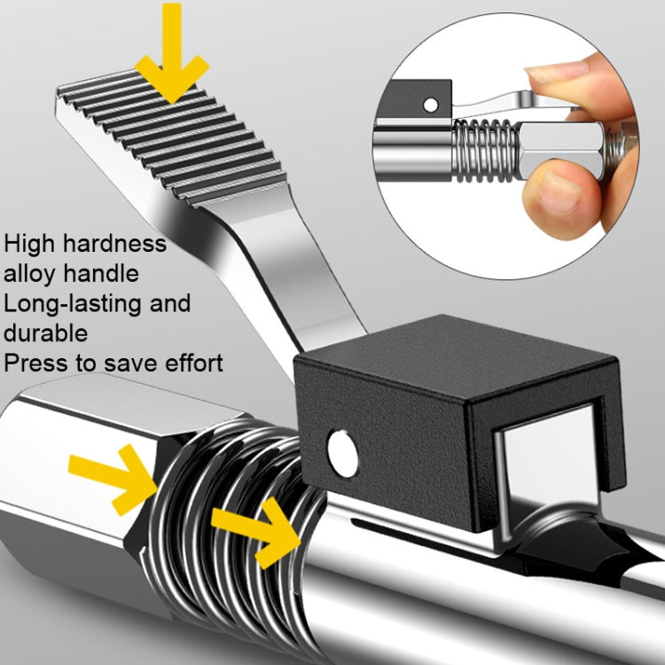 PC002 Lock Clamp Type High Pressure Grease Nozzle, Style: Butter Mouth+30cm Hose - In Car by buy2fix | Online Shopping UK | buy2fix