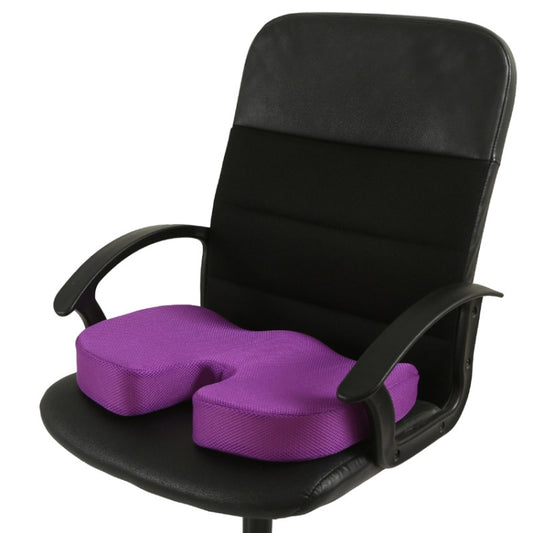 Office Gel Cushion Beauty Buttocks Anti-hemorrhoid Cushion(Mesh Fabric Purple) - Home & Garden by buy2fix | Online Shopping UK | buy2fix