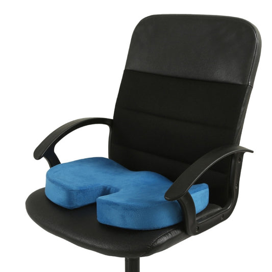 Office Gel Cushion Beauty Buttocks Anti-hemorrhoid Cushion(Super Soft Cloth Blue) - Home & Garden by buy2fix | Online Shopping UK | buy2fix