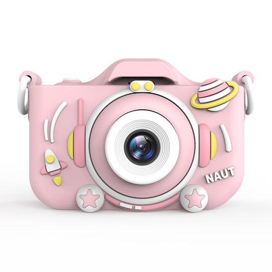 Q10 HD 1080P Dual-Camera Astronaut Kids Camera Photo and Video Digital Camera(Pink) - Consumer Electronics by buy2fix | Online Shopping UK | buy2fix
