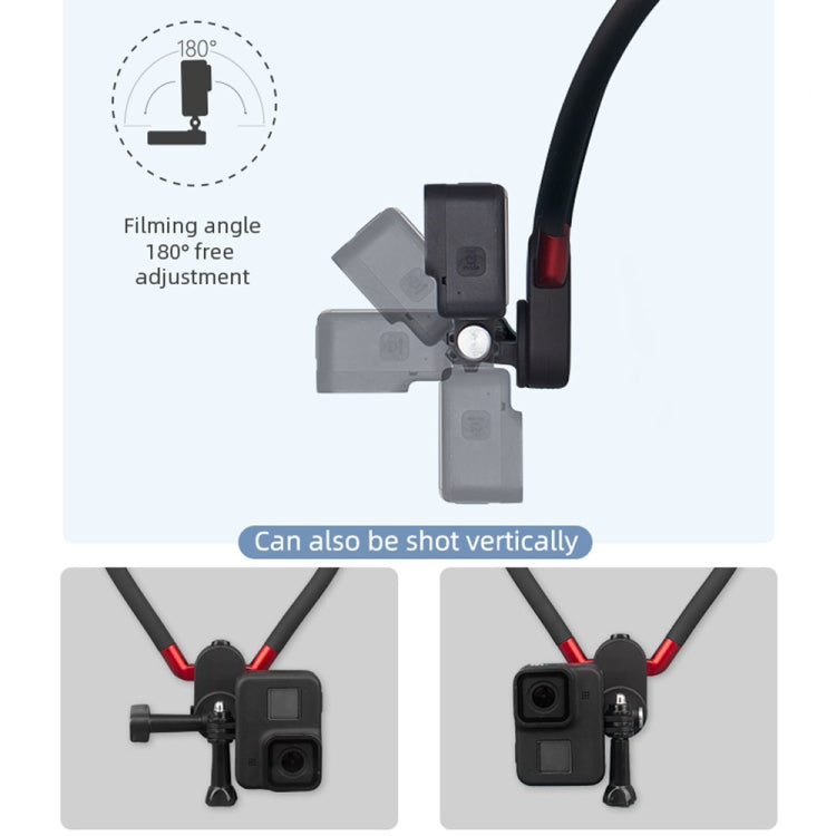 JUNNX Bracket Neck Mount For Most Action Cameras & Smart Phones,Spec: G02 - DJI & GoPro Accessories by buy2fix | Online Shopping UK | buy2fix