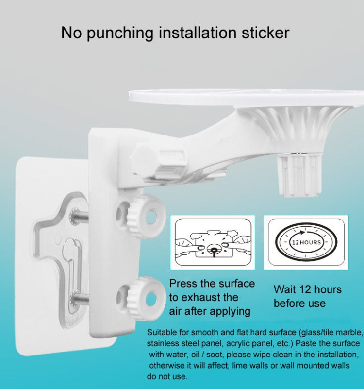 Punch-free Plastic Bracket for Surveillance Swing-head Cameras - Security by buy2fix | Online Shopping UK | buy2fix