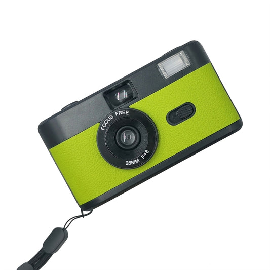 R2-FILM Retro Manual Reusable Film Camera for Children without Film(Black+Grass Green) - Consumer Electronics by buy2fix | Online Shopping UK | buy2fix