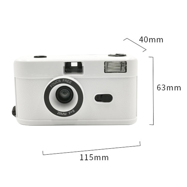 R2-FILM Retro Manual Reusable Film Camera for Children without Film(White) - Consumer Electronics by buy2fix | Online Shopping UK | buy2fix