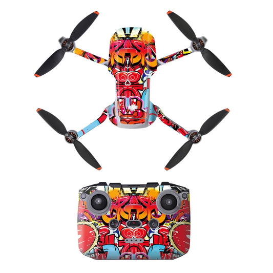 Sunnylife MM2-TZ452 For DJI Mini 2 Waterproof PVC Drone Body + Arm + Remote Control Decorative Protective Stickers Set(Color Graffiti) - Stickers by Sunnylife | Online Shopping UK | buy2fix