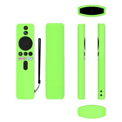 For Xiaomi 4K TV Stick Y48 Remote Control Anti-Drop Silicone Protective Cover(Luminous Green) - Consumer Electronics by buy2fix | Online Shopping UK | buy2fix