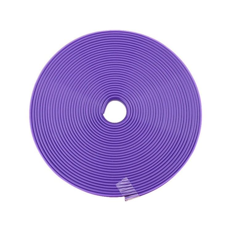 8m/roll Car Wheel General Sticker Modified Protection Sticker Anti-collision Strip(Purple) - In Car by buy2fix | Online Shopping UK | buy2fix