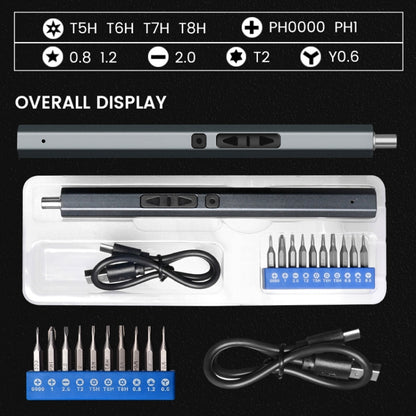 11 In 1 Rechargeable Mini Electric Screwdriver Set With 3LED Lighting - Repair & Spare Parts by buy2fix | Online Shopping UK | buy2fix