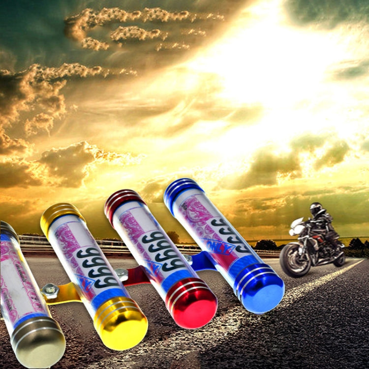 TF-2224 2pcs Multifunctional Waterproof Motorcycle Tax Bill Collection Tube(Gold) - In Car by buy2fix | Online Shopping UK | buy2fix