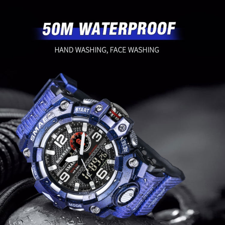 SMAEL 8035 Outdoor Sports Waterproof Dual Display Men Watch(Rose Gold) - Sport Watches by SMAEL | Online Shopping UK | buy2fix