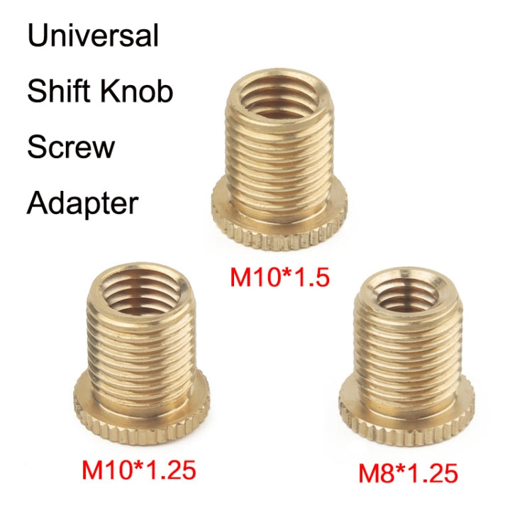 10pcs Gear Shifter Adapter Gear Shifter Connector Nut, Style: A Model M8x1.25 - In Car by buy2fix | Online Shopping UK | buy2fix