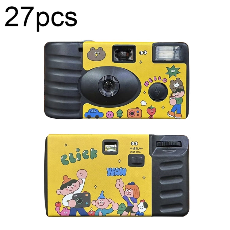 27pcs Click Retro Film Camera Waterproof Cartoon Decorative Stickers without Camera - Consumer Electronics by buy2fix | Online Shopping UK | buy2fix