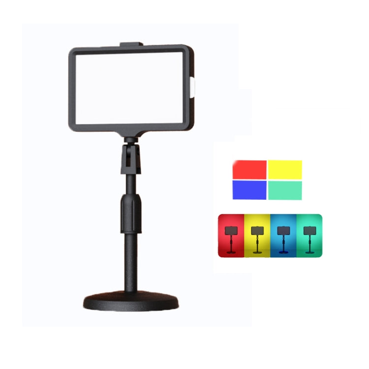 8 Inch 3200-5500K Three-color Temperature Photography Flat-panel Live Fill Light,Spec: 30cm Bracket - Consumer Electronics by buy2fix | Online Shopping UK | buy2fix