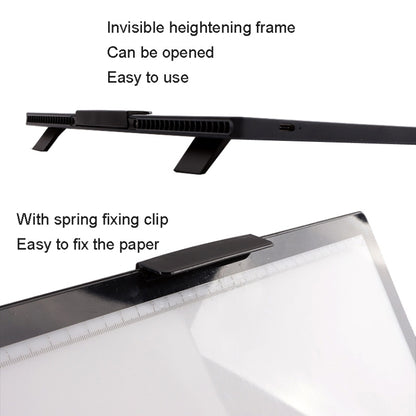 A4-D28B Rechargeable Copy Desk Drawing Board, Specification: With Charging Line+UK Plug Adapter - Consumer Electronics by buy2fix | Online Shopping UK | buy2fix