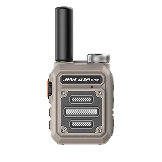 JINLIDE 3-5km 8W 6000mAh Hand-held Walkie Talkie Wireless Copy Frequency Ham Radio(Yellow) - Consumer Electronics by buy2fix | Online Shopping UK | buy2fix