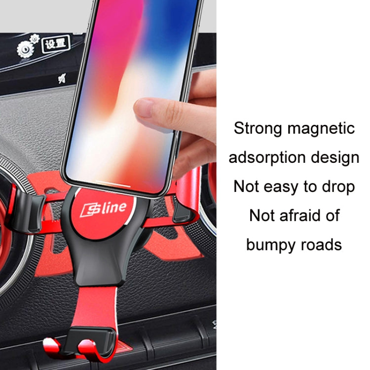For Audi Car Strong Magnetic Phone Holder(Q2L Stand 1 Black) -  by buy2fix | Online Shopping UK | buy2fix