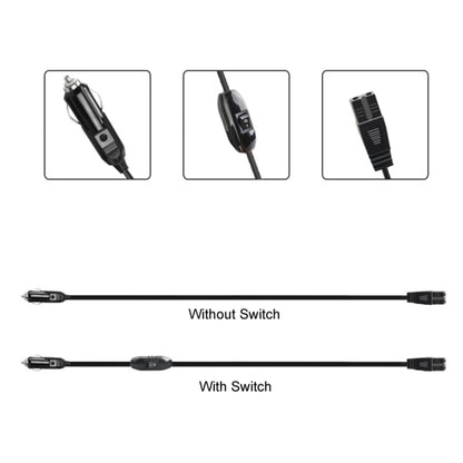 12V/24V Car Refrigerator Cable B Suffix Cigarette Lighter Plug Power Cord, Length: 1m Without Switch -  by buy2fix | Online Shopping UK | buy2fix