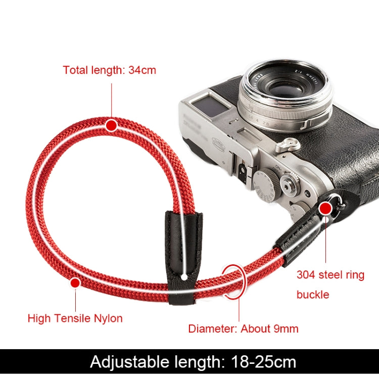 Climbing Rope Camera Wrist Strap SLR Camera Wear-resistant Bracelet(Rose Gold) - Camera Strap by buy2fix | Online Shopping UK | buy2fix