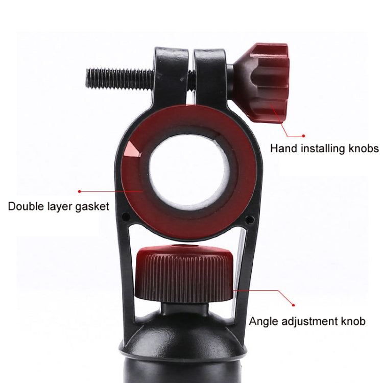 Electric Bike Motorcycle Bicycle Riding Shockproof Navigation Bracket, Color: Red For Handlebar - Holders by buy2fix | Online Shopping UK | buy2fix