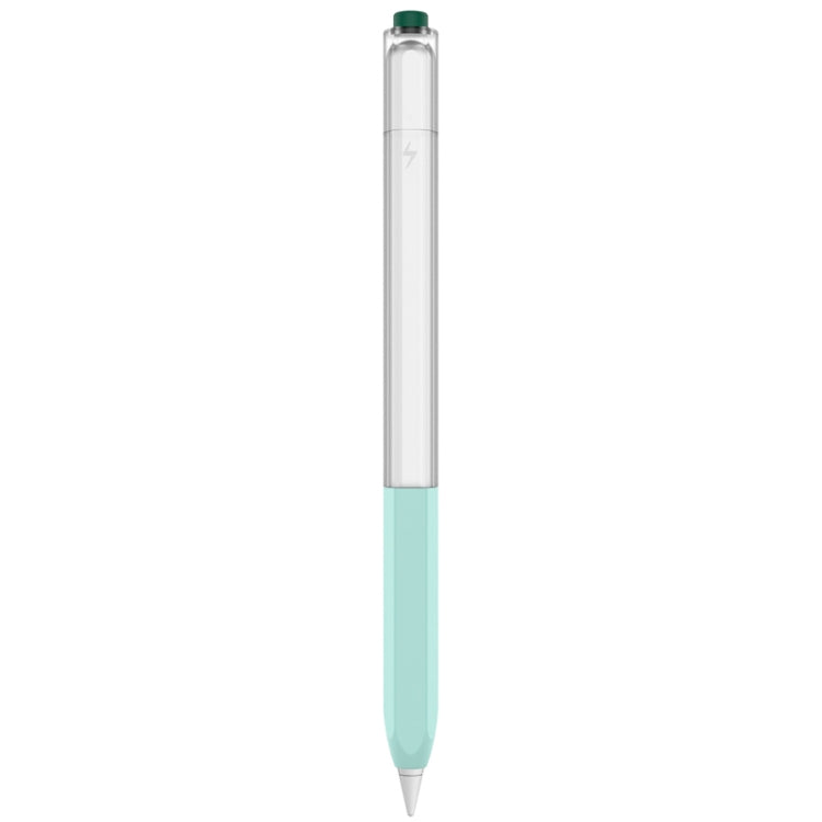 For Apple Pencil 2 AhaStyle PT-LC05 Jelly Style Translucent Silicone Protective Pen Case(Mint) - Pencil Accessories by AhaStyle | Online Shopping UK | buy2fix