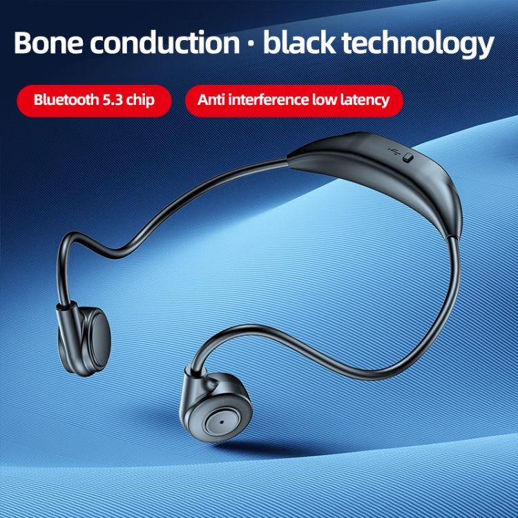 M2 Bone Conduction Earphones Running Stereo To Ear Bluetooth Earphones(Black) - Neck-mounted Earphone by buy2fix | Online Shopping UK | buy2fix