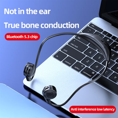 M2 Bone Conduction Earphones Running Stereo To Ear Bluetooth Earphones(Black) - Neck-mounted Earphone by buy2fix | Online Shopping UK | buy2fix