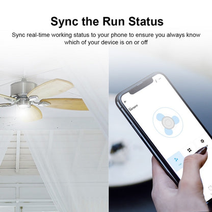 SONOFF iFan04-H APP Remote Control Smart Fan Light Switch Support Tmall Genie（220V-240V） - Smart Switch by buy2fix | Online Shopping UK | buy2fix