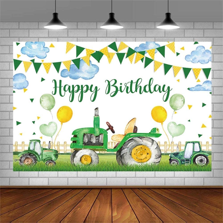 150x100cm Farm Tractor Photography Backdrop Cloth Birthday Party Decoration Supplies -  by buy2fix | Online Shopping UK | buy2fix