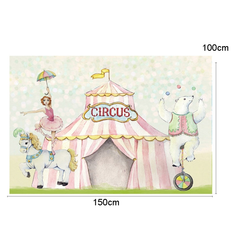 150 x 100cm Circus Clown Show Party Photography Background Cloth Decorative Scenes(MDZ00330) -  by buy2fix | Online Shopping UK | buy2fix