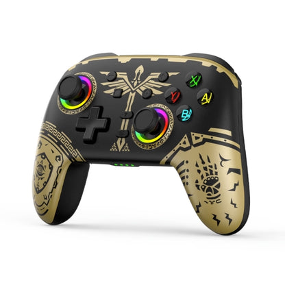 Wireless Bluetooth Somatosensory Vibration Gamepad for Nintendo Switch/Switch PRO, Color: Black Gold - Gamepads by buy2fix | Online Shopping UK | buy2fix