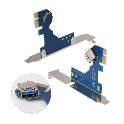 PCI-E 1X To Single PCI With baffle Riser Card Extend Adapter Add Expansion Card For PC Computer - Add-on Cards by buy2fix | Online Shopping UK | buy2fix