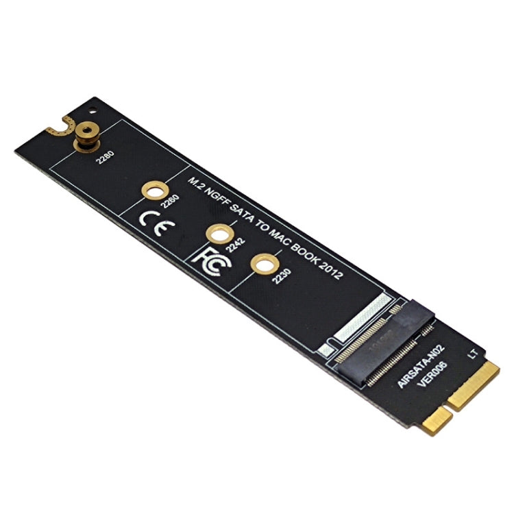 M.2 NGFF SATA To MAC SSD Adapter Riser Card For MacBook Air 2012 A1465 A1466 Long Type - SSD Related Parts by buy2fix | Online Shopping UK | buy2fix